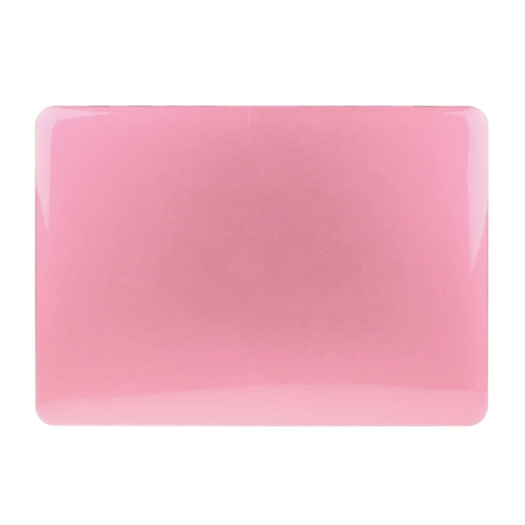 ENKAY for Macbook Air 11.6 inch (US Version) / A1370 / A1465 Hat-Prince 3 in 1 Crystal Hard Shell Plastic Protective Case with Keyboard Guard & Port Dust Plug(Pink)