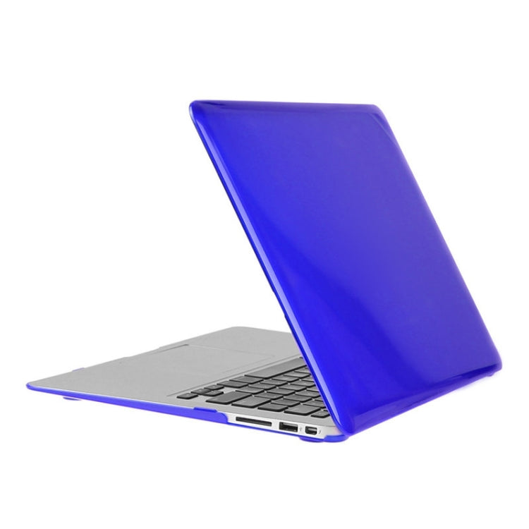 ENKAY pour Macbook Air 13,3 pouces (version américaine) / A1369 / A1466 Hat-Prince 3 en 1 coque de protection rigide en plastique avec protection de clavier et cache anti-poussière (bleu foncé)