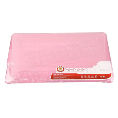 ENKAY pour Macbook Air 13,3 pouces (version américaine) / A1369 / A1466 Hat-Prince 3 en 1 coque de protection rigide en plastique avec protection de clavier et bouchons anti-poussière pour ports (rose)