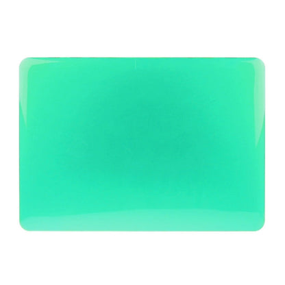 ENKAY for Macbook Air 13.3 inch (US Version) / A1369 / A1466 Hat-Prince 3 in 1 Crystal Hard Shell Plastic Protective Case with Keyboard Guard & Port Dust Plug(Green)