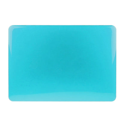 ENKAY for Macbook Air 13.3 inch (US Version) / A1369 / A1466 Hat-Prince 3 in 1 Crystal Hard Shell Plastic Protective Case with Keyboard Guard & Port Dust Plug(Blue)