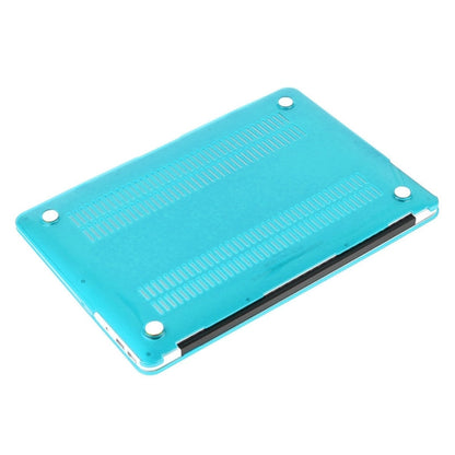 ENKAY for Macbook Air 13.3 inch (US Version) / A1369 / A1466 Hat-Prince 3 in 1 Crystal Hard Shell Plastic Protective Case with Keyboard Guard & Port Dust Plug(Blue)