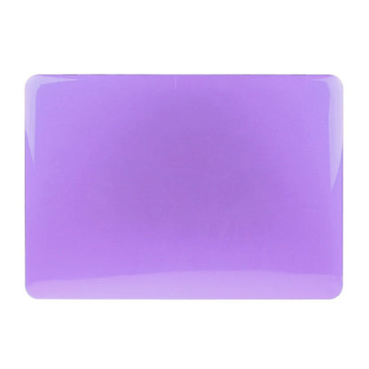 ENKAY for Macbook Air 13.3 inch (US Version) / A1369 / A1466 Hat-Prince 3 in 1 Crystal Hard Shell Plastic Protective Case with Keyboard Guard & Port Dust Plug(Purple)