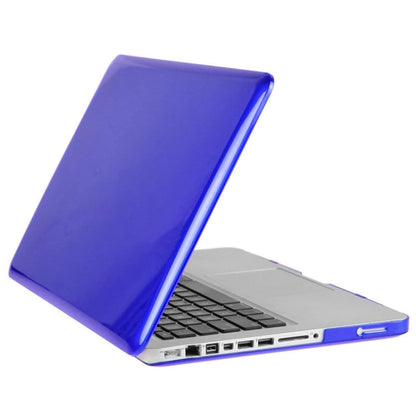 ENKAY pour Macbook Pro 13,3 pouces (version US) / A1278 Hat-Prince Coque rigide en plastique transparent 3 en 1 avec protection de clavier et bouchon anti-poussière (Bleu foncé)