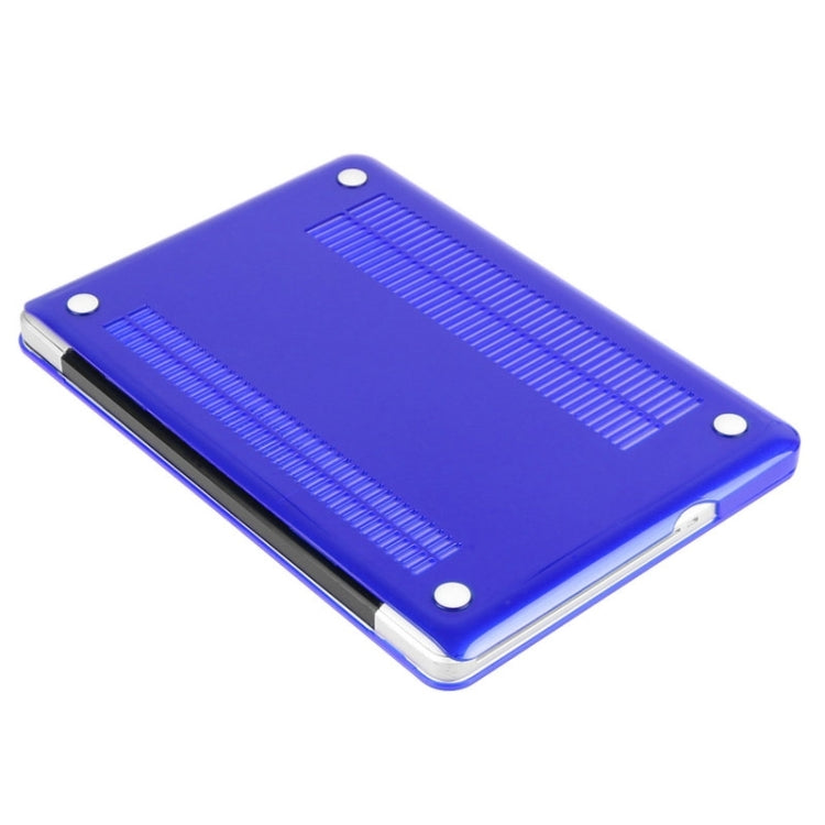 ENKAY pour Macbook Pro 13,3 pouces (version US) / A1278 Hat-Prince Coque rigide en plastique transparent 3 en 1 avec protection de clavier et bouchon anti-poussière (Bleu foncé)