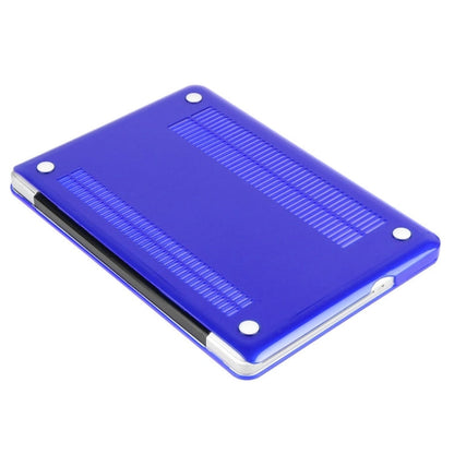 ENKAY pour Macbook Pro 13,3 pouces (version US) / A1278 Hat-Prince Coque rigide en plastique transparent 3 en 1 avec protection de clavier et bouchon anti-poussière (Bleu foncé)