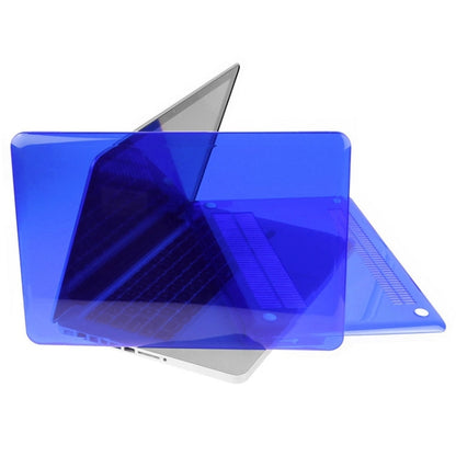 ENKAY pour Macbook Pro 13,3 pouces (version US) / A1278 Hat-Prince Coque rigide en plastique transparent 3 en 1 avec protection de clavier et bouchon anti-poussière (Bleu foncé)