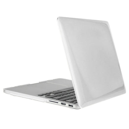 ENKAY for Macbook Pro Retina 13.3 inch (US Version) / A1425 / A1502 Hat-Prince 3 in 1 Crystal Hard Shell Plastic Protective Case with Keyboard Guard & Port Dust Plug(White)