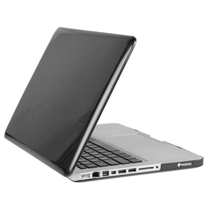 ENKAY for Macbook Pro 15.4 inch (US Version) / A1286 Hat-Prince 3 in 1 Crystal Hard Shell Plastic Protective Case with Keyboard Guard & Port Dust Plug(Black)