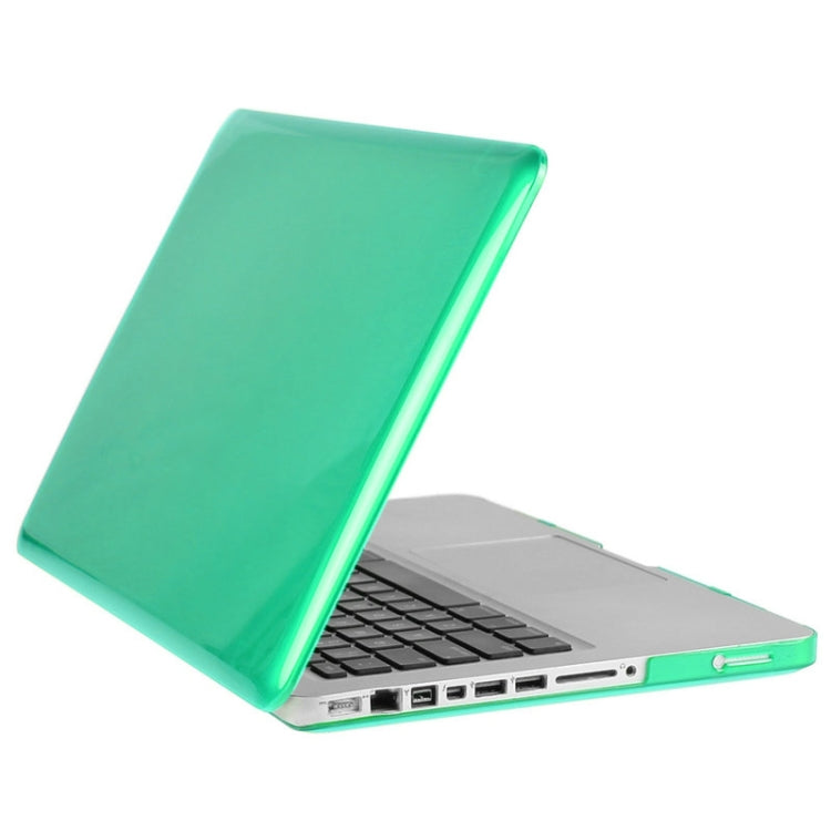 ENKAY for Macbook Pro 15.4 inch (US Version) / A1286 Hat-Prince 3 in 1 Crystal Hard Shell Plastic Protective Case with Keyboard Guard & Port Dust Plug(Green)