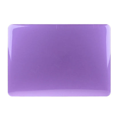 ENKAY for Macbook Pro 15.4 inch (US Version) / A1286 Hat-Prince 3 in 1 Crystal Hard Shell Plastic Protective Case with Keyboard Guard & Port Dust Plug(Purple)