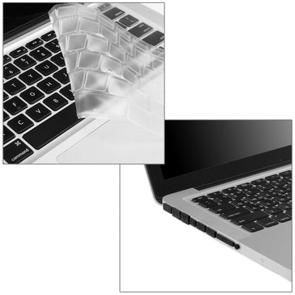ENKAY for Macbook Pro 15.4 inch (US Version) / A1286 Hat-Prince 3 in 1 Crystal Hard Shell Plastic Protective Case with Keyboard Guard & Port Dust Plug(Purple)