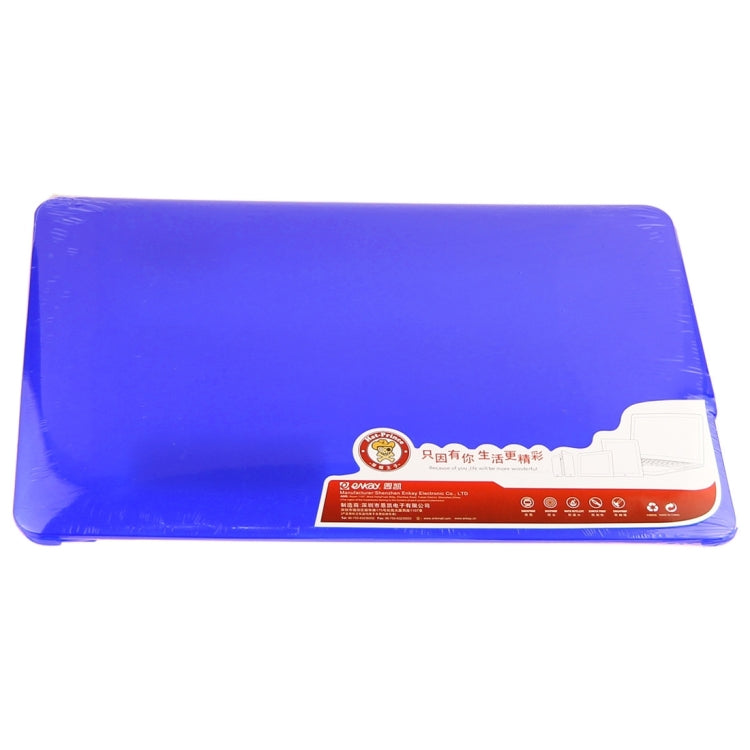 ENKAY for Macbook Pro 13.3 inch (US Version) / A1278 Hat-Prince 3 in 1 Frosted Hard Shell Plastic Protective Case with Keyboard Guard & Port Dust Plug(Dark Blue)