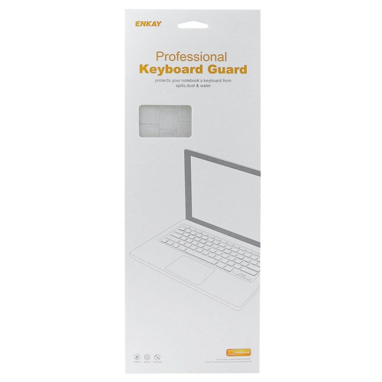 ENKAY for Macbook Pro Retina 13.3 inch (US Version) / A1425 / A1502 Hat-Prince 3 in 1 Frosted Hard Shell Plastic Protective Case with Keyboard Guard & Port Dust Plug(White)