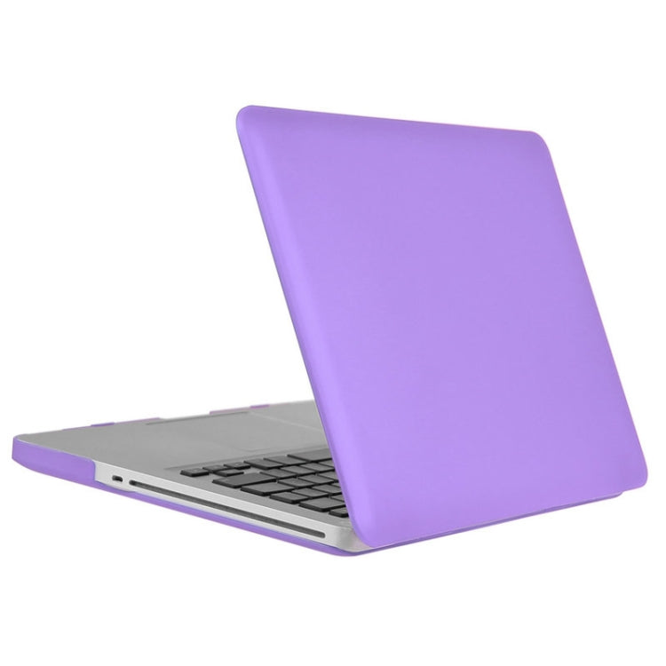 ENKAY pour Macbook Pro 15,4 pouces (version américaine) / A1286 Hat-Prince Coque de protection rigide mate 3 en 1 avec protection de clavier et bouchons anti-poussière (violet)