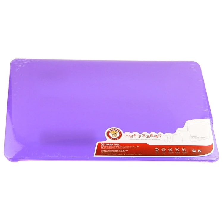 ENKAY pour Macbook Pro 15,4 pouces (version américaine) / A1286 Hat-Prince Coque de protection rigide mate 3 en 1 avec protection de clavier et bouchons anti-poussière (violet)
