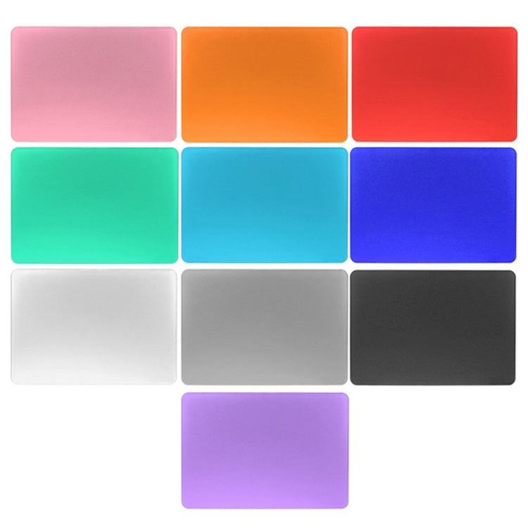 ENKAY pour Macbook Pro 15,4 pouces (version américaine) / A1286 Hat-Prince Coque de protection rigide mate 3 en 1 avec protection de clavier et bouchons anti-poussière (violet)