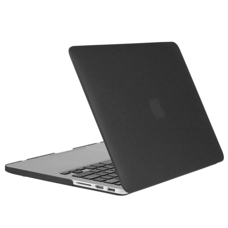 ENKAY pour Macbook Pro Retina 15,4 pouces (version américaine) / A1398 Hat-Prince 3 en 1 coque de protection rigide givrée en plastique avec protection de clavier et cache anti-poussière de port (noir)
