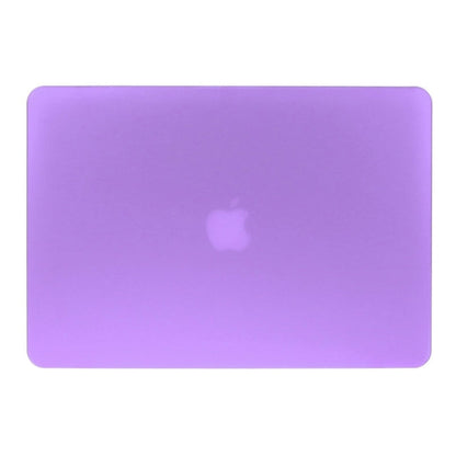 ENKAY for Macbook Pro Retina 15.4 inch (US Version) / A1398 Hat-Prince 3 in 1 Frosted Hard Shell Plastic Protective Case with Keyboard Guard & Port Dust Plug(Purple)