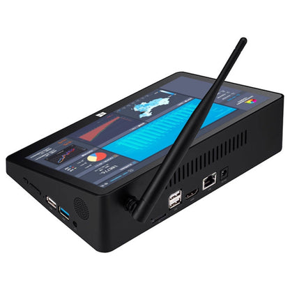 Pipo X9 TV Box 8,9 pouces Écran tactile Android 7.0 Tablette Mini PC, RK3288, Quad Core 1,8 GHz, RAM : 2 Go, ROM : 32 Go, Prise en charge WiFi / Bluetooth / Ethernet / HDMI / Carte TF