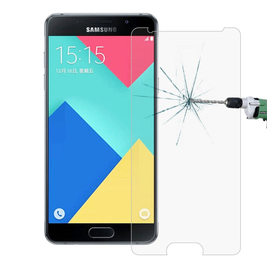 Pour Galaxy A5(2016) / A510, Film de protection d'écran en verre trempé anti-explosion 2.5D, épaisseur 0,26 mm, dureté de surface 9H