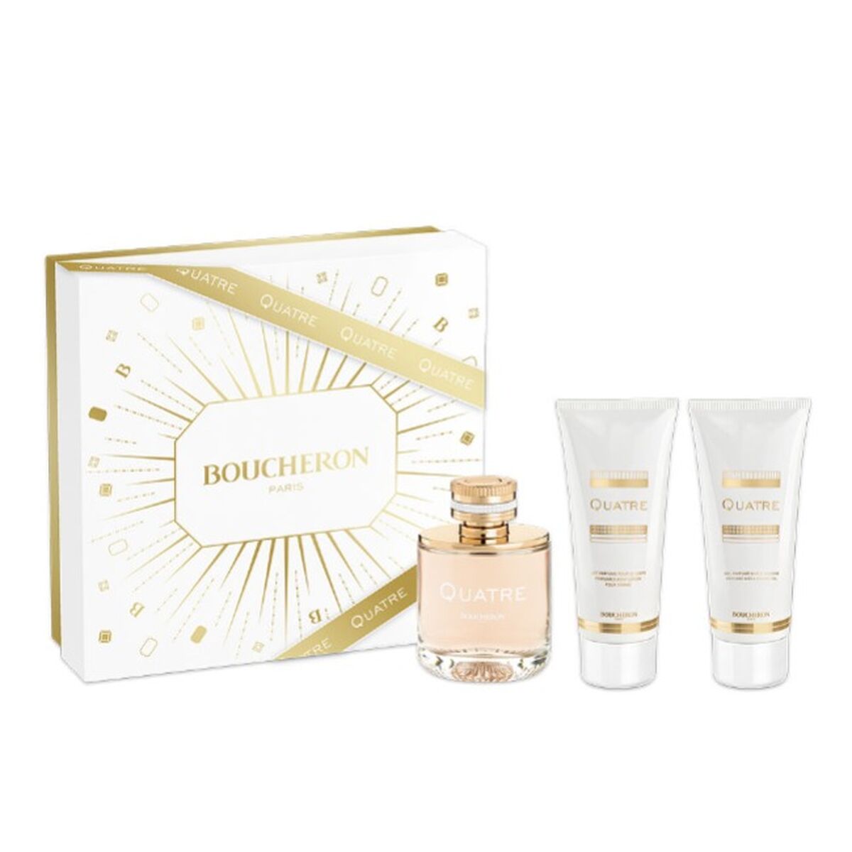 Women's Perfume Set Boucheron QUATRE POUR FEMME 3 Pieces