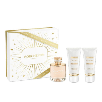Women's Perfume Set Boucheron QUATRE POUR FEMME 3 Pieces