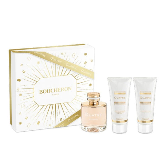 Women's Perfume Set Boucheron QUATRE POUR FEMME 3 Pieces