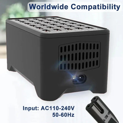 Chargeur USB 10 15 20 25 30 Ports HUB 150W Station de charge rapide universelle murale de bureau pour adaptateur secteur de téléphone portable