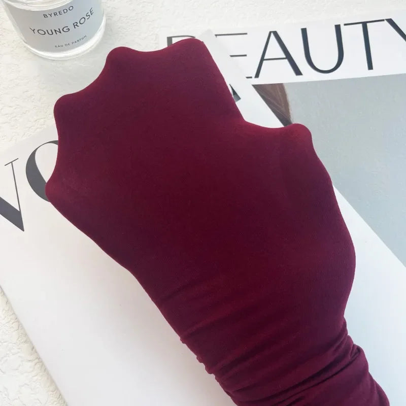 Collants Talenza pour femmes, bas fins, collants, leggings super élastiques grande taille, collants rouges sexy pour femmes, printemps automne hiver