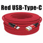 Universal USB Type C Cable 5A Super Fast Charge Cable 3m 5m 8m USB C Extend Data Cable For iphone 15 Samsung Huawei Xiaomi PS4/5