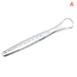 2Pcs Tongue Scraper Stainless Steel Tongue Cleaner Oral Care Hygiene Scraper Dental Oral Care Hygiene Health Care Tool