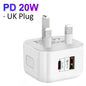 EU US UK 20W Dual Ports Type c USB C PD Wall Charger Fast Quick Charging Power Adapters For IPhone 11 12 13 14 15 Samsung htc lg
