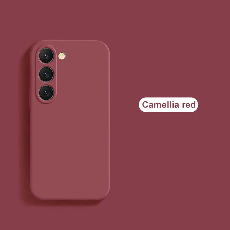 S23 S22 Ultra Plus Case  Liquid Silicone Phone Case For Samsung Galaxy S23 S 23 S22 Ultra Plus S23Plus S23Ultra Soft Cover