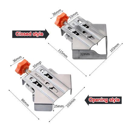 90 Degree Positioning Squares Right Angle Clamps for Woodworking Corner Clamp Carpenter Clamping Tool for Cabinets