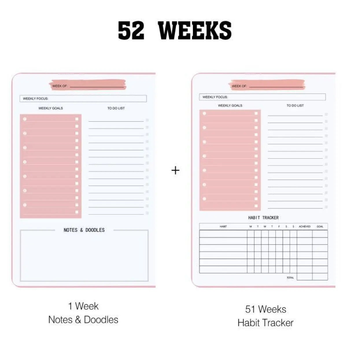 2025 Tree Pattern Spiral Bound Weekly Planner & Notebook & Schedule Organizer, Stationery For Office & School & Study, Plan Book