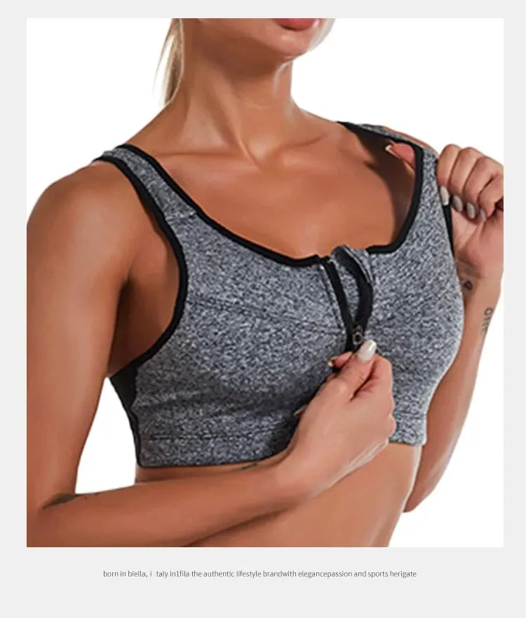 Yoga Fitness Bra Shock-absorbing Sports Bra Breathable and Quick Drying Training Running WOMEN'S Underwear