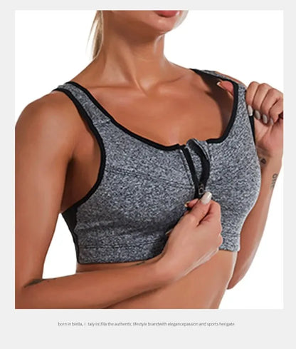 Yoga Fitness Bra Shock-absorbing Sports Bra Breathable and Quick Drying Training Running WOMEN'S Underwear