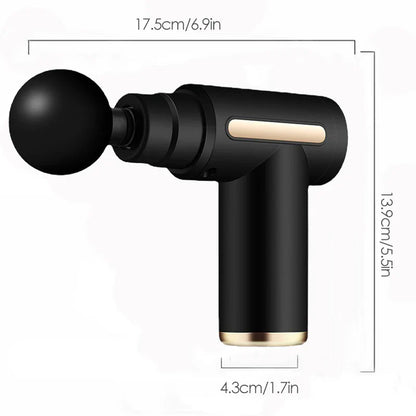 Massage Gun Fascia Deep Muscle Relax Body Neck Massager Electric Fitness Equipment Noise Reduction Male Female