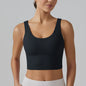 Yoga Bra Underwear Women Summer Shockproof Bra Beautiful Back Sports Running External Wear Training Fitness Yoga Tank Top Bra