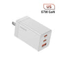 Toocki 67W GaN USB C Charger 65W Quick Charge QC 4.0 PD 3.0 45W Type C Fast USB Charger For iPhone 16 15 14  Pro Samsung MacBook