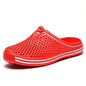 YRZL Mens Slippers Beach Shoes Unisex Hollow Outdoor Casual Men Beach Sandal Flip Flops Shoes Non-slip Size 36-45 Mens Slippers