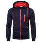 Men's Hoodie Black White Army Green Red Hooded Color Block Fleece Cool Casual Winter Clothing Apparel Hoodies Sweatshirts