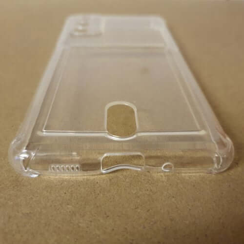 Soft TPU Clear Case With Card Slot - For Samsung S20 FE