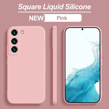 S23 S22 Ultra Plus Case  Liquid Silicone Phone Case For Samsung Galaxy S23 S 23 S22 Ultra Plus S23Plus S23Ultra Soft Cover