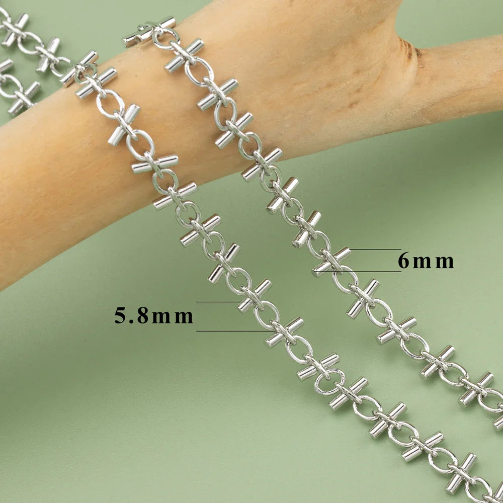 YEGUI C77,diy chain,18k gold rhodium plated,copper,pass REACH,nickel free,jewelry making,charms,diy bracelet necklace,1m/lot