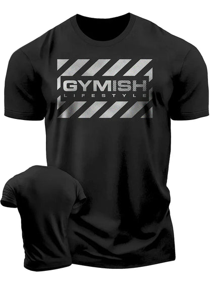 T-shirt homme imprimé 3D à manches courtes pour l'exercice complet, le plaisir et la forme physique. Manches courtes hardcore, nouvelles, belles et branchées.