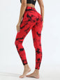 Women's Tie Dye Seamless Yoga Leggings High Waist Scrunch Butt Lifting Tights Soft&Stretchy Workout Skinny Pants