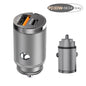 100W USB Car Charger Mini Fast Charging Dual Ports Phone Charger Type C QC3.0 PD Car Chargers for IPhone Xiaomi Huawei Samsung