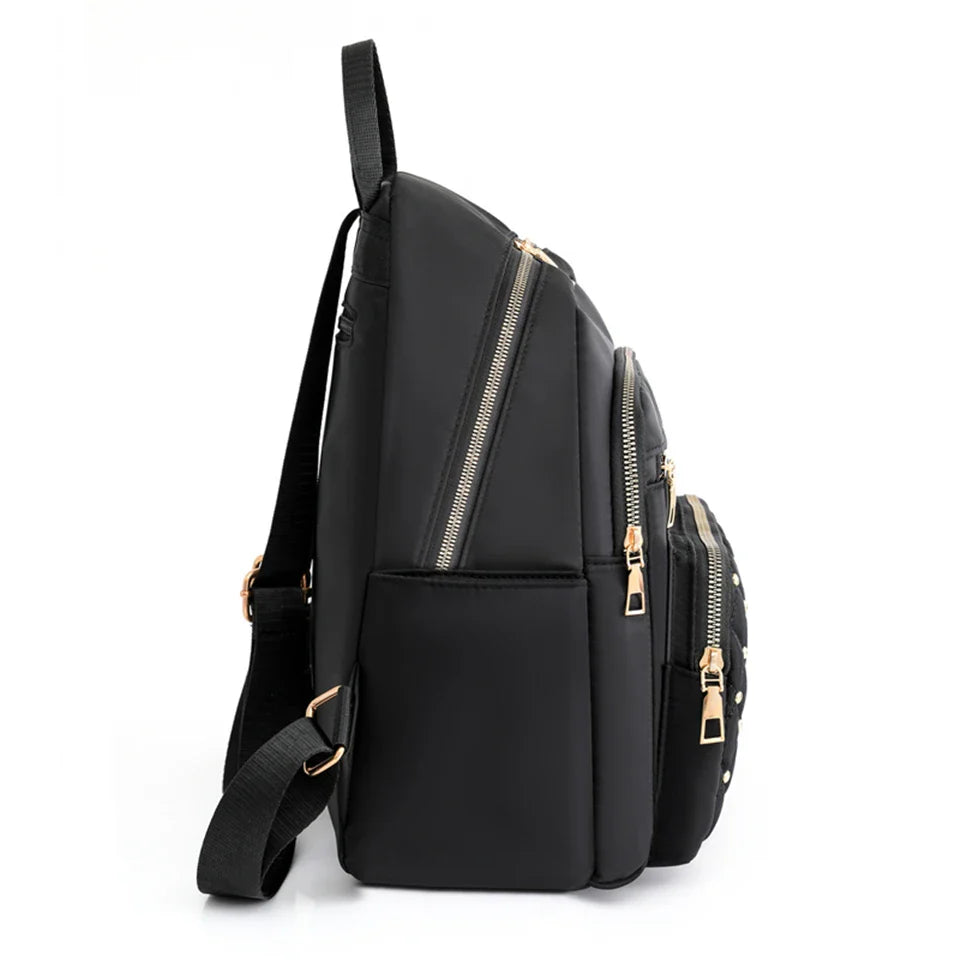 Sac à Dos Mode Femme, Sacs à Dos en Nylon de Haute Qualité, Grand Sac de Voyage pour Femmes, Grands Cartables pour Filles Adolescentes, Sac à Bandoulière